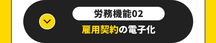 労務機能02
雇用契約の電子化
