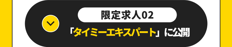 限定求人02
「タイミーエキスパート」に公開